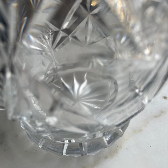 Midcentury Brilliant Cut Lead Crystal Decanter - Picture 8 of 13